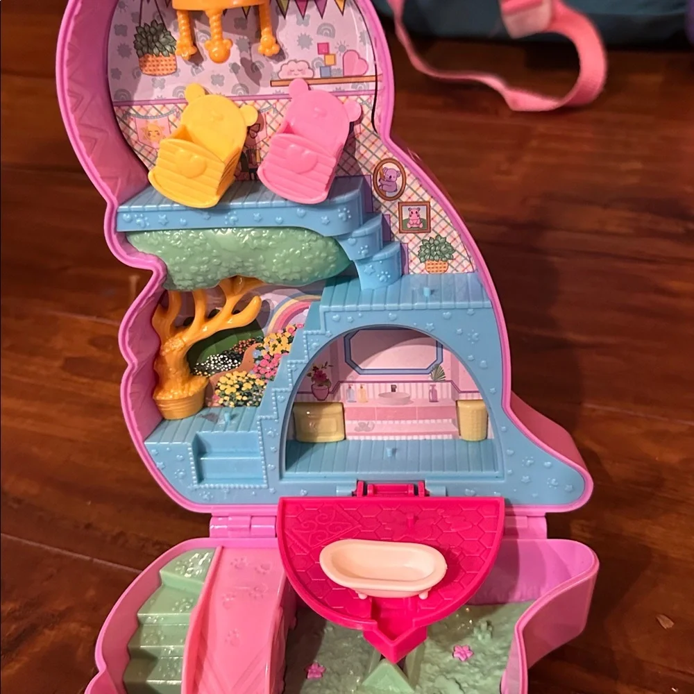Polly Pocket Mama Joey Kangaroo Purse Animal Nursery Playset Case Only